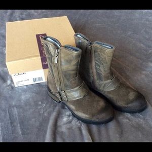 Clark’s moto boot